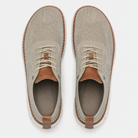 Men's Blue Mesh Lace-Up Casual Sneakers