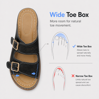Stylish Orthopedic Shoes For Women Wedge Open Toe