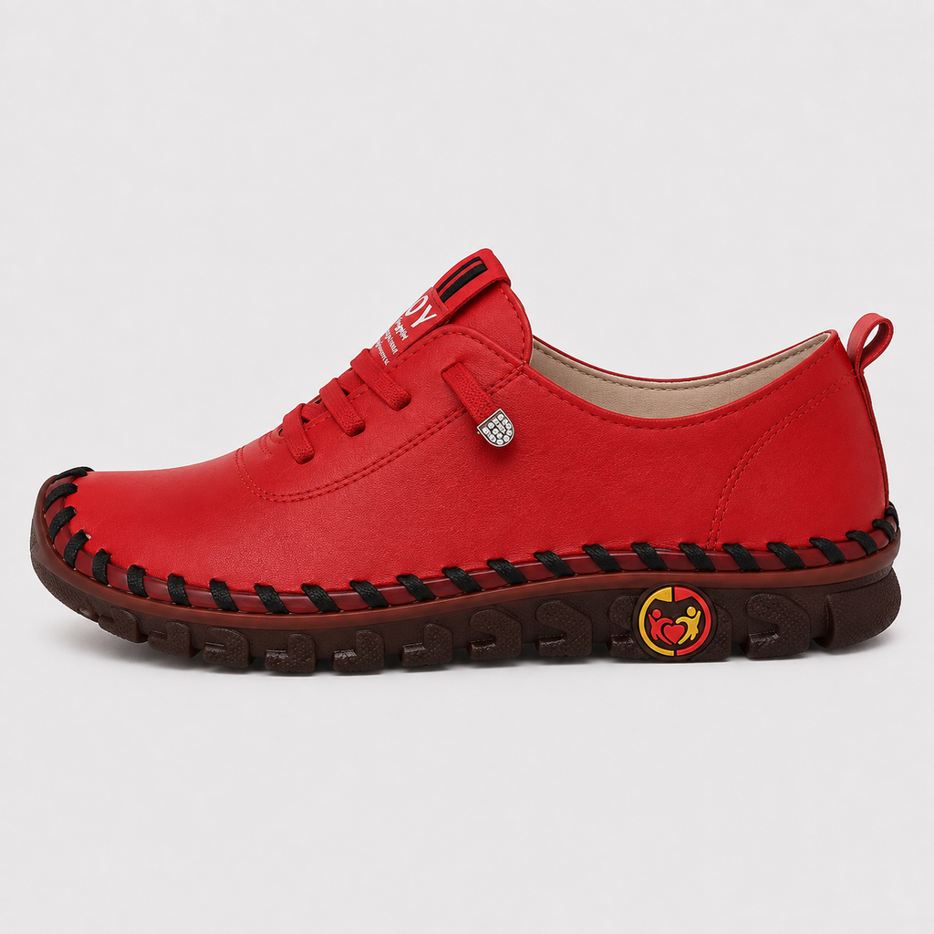 Orthopedic Shoes Autumn Leather Lace-Up