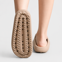 EVA Double Buckle Platform Slides