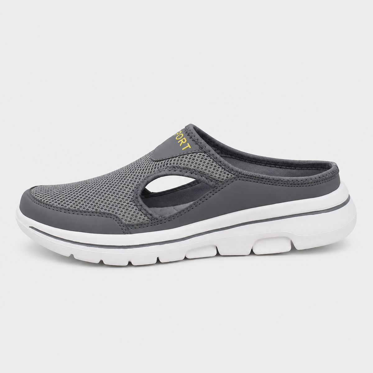 Breathable Mesh Slip-On Mules