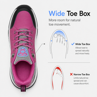 Women's Waterproof Platform Lace-Up Sneakers with Air Cushion Sole