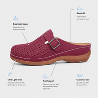 Comfortable Orthopedic Shoes Uk Ladies Perforated Wedge