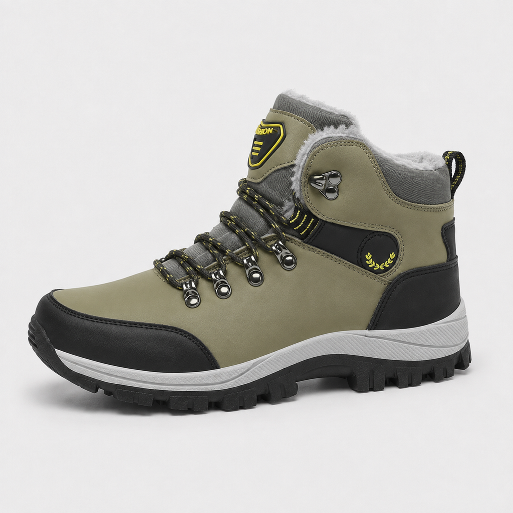 Orthopedic Shoes Artificial Leather Plush Lined Lace-Up