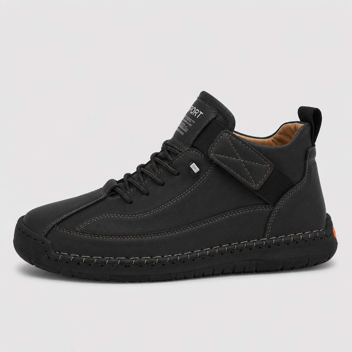 Orthopedic Shoes Bonded Leather Hand-Stitched
