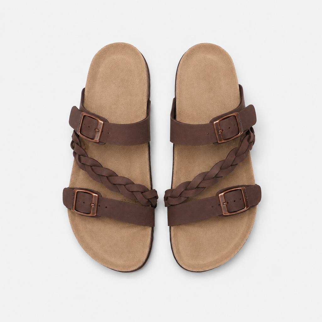 Orthopedic Shoes Cork Braided