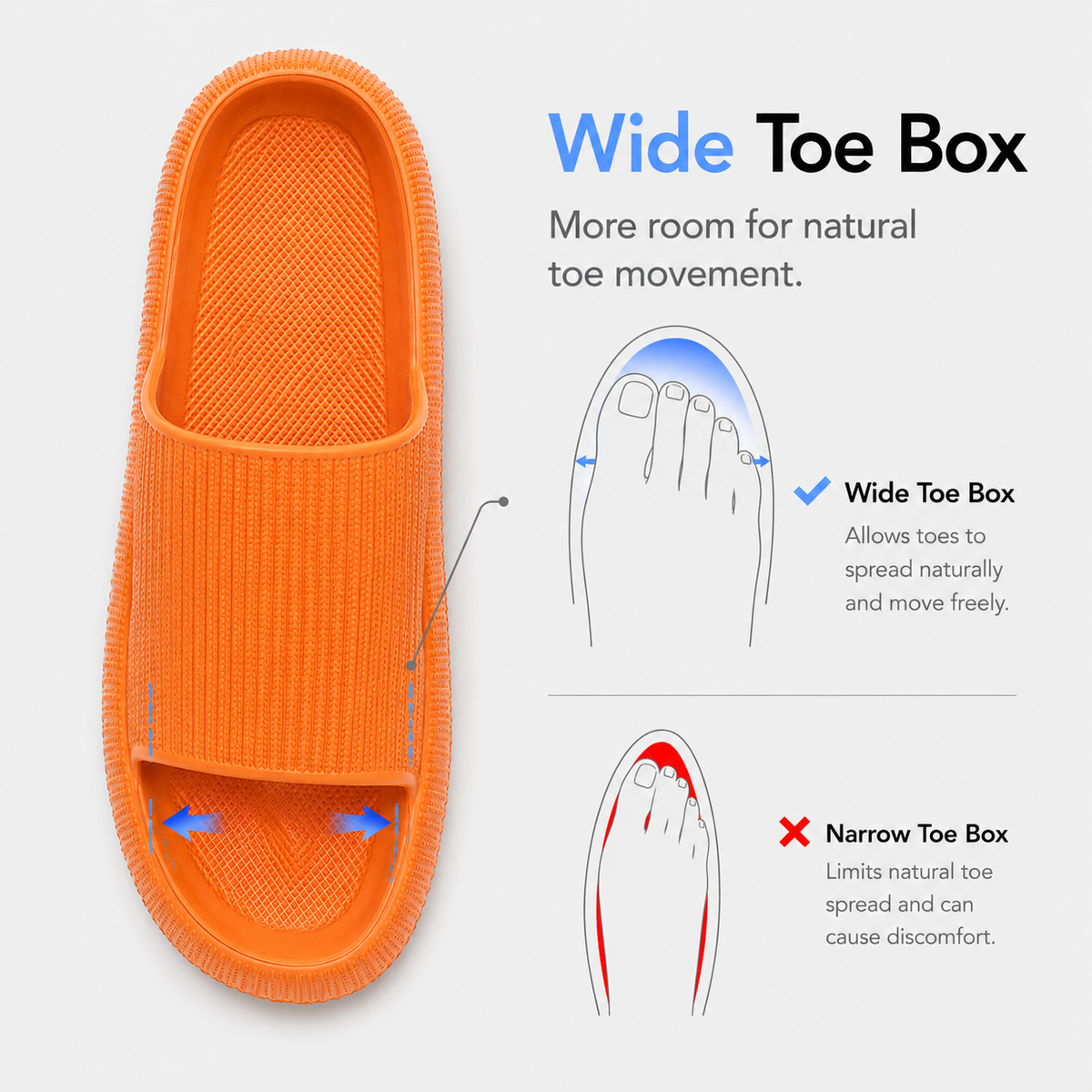 EVA Pillow Slides with Soft Cushioned Sole