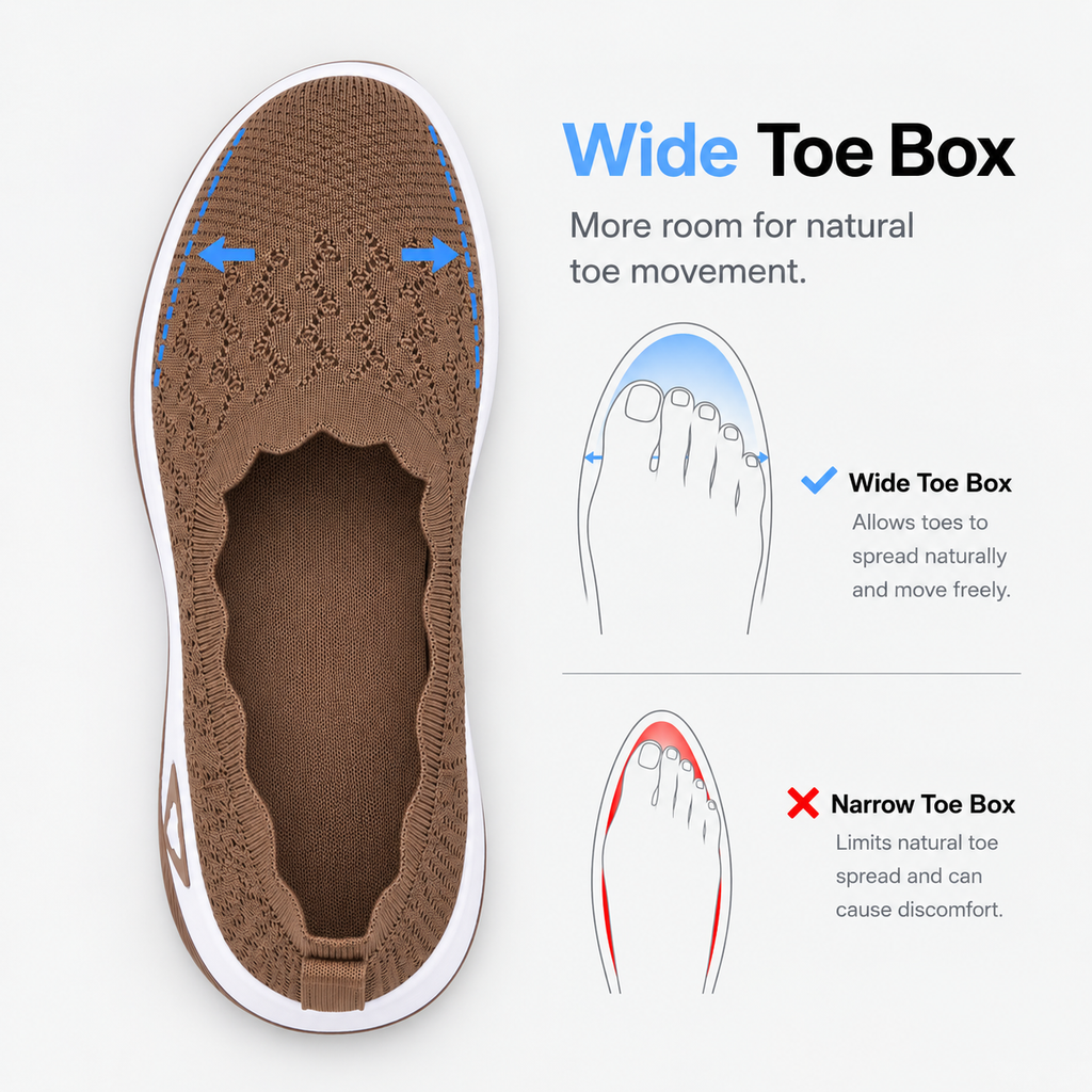 Orthopedic Walking Shoes Women Knit