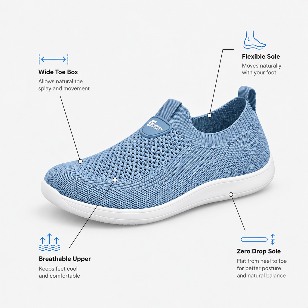 Shoes For Wide Feet Toe Box Barefoot