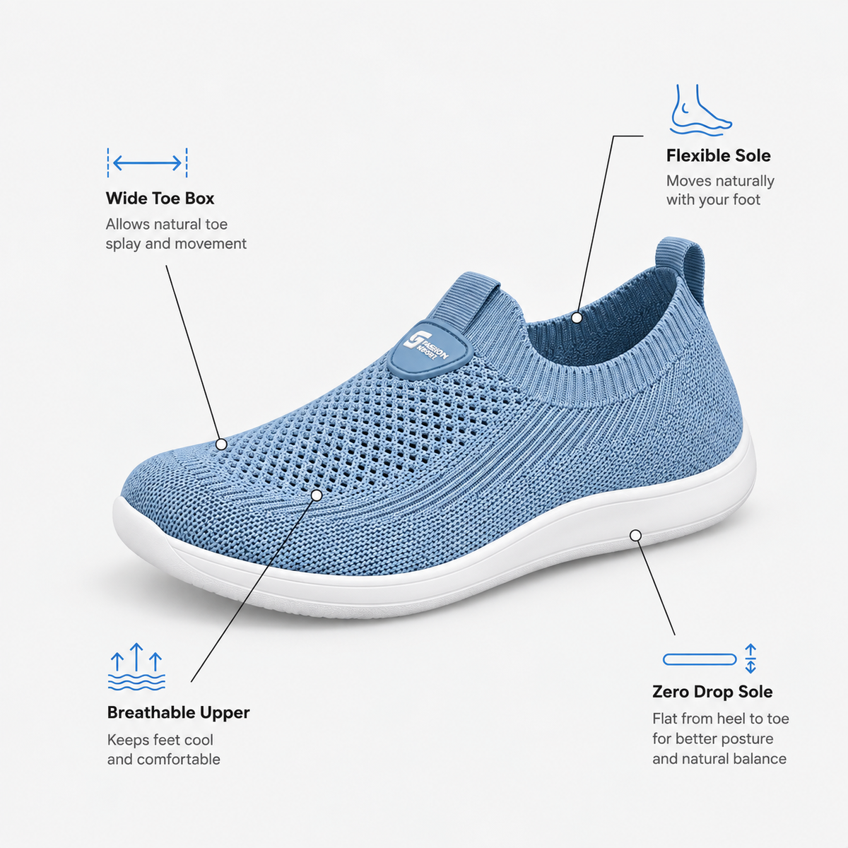 Shoes For Wide Feet Toe Box Barefoot