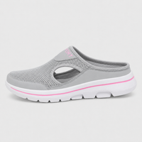 Breathable Mesh Slip-On Mules