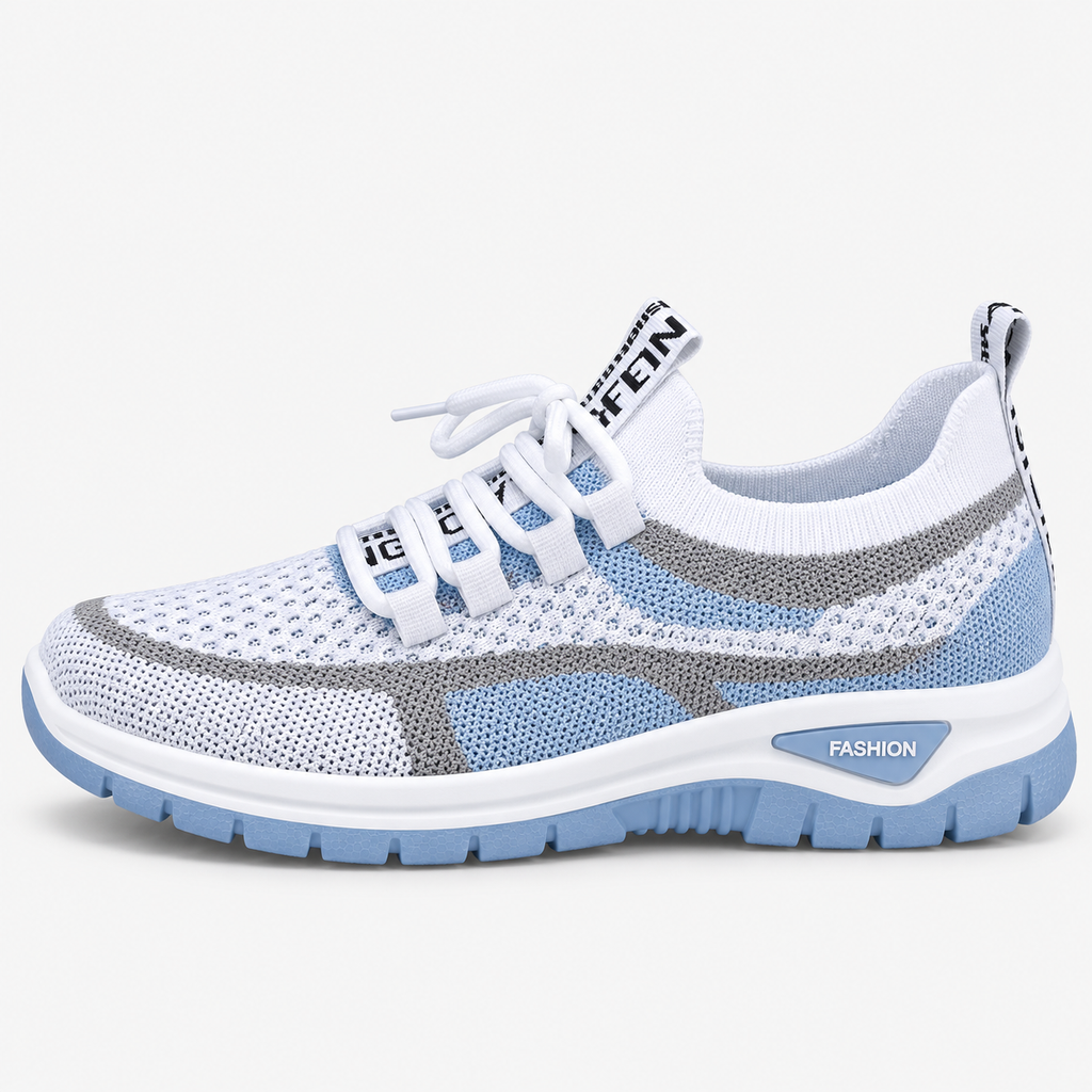 Orthopedic Shoes Canvas Knit Mesh Lace-Up