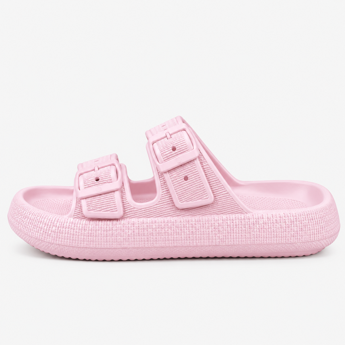 EVA Double Buckle Platform Slides