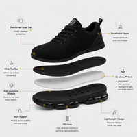Orthopedic Shoes Fabric Steel Toe Breathable Mesh