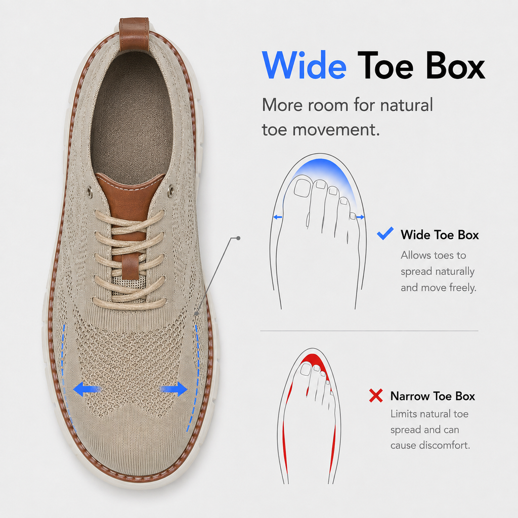 Men's Blue Mesh Lace-Up Casual Sneakers