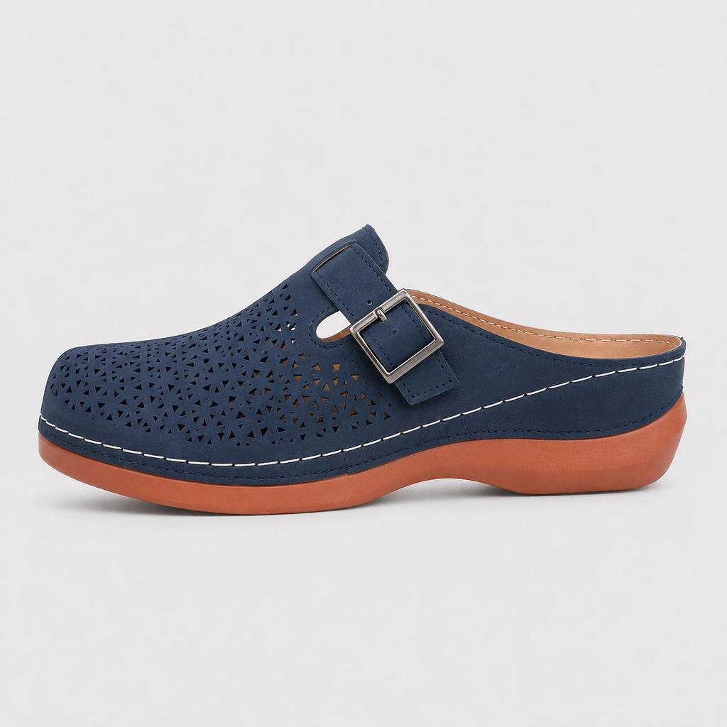 Comfortable Orthopedic Shoes Uk Ladies Perforated Wedge