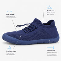 Orthopedic Polyester Barefoot Shoes With Wide Toe Box