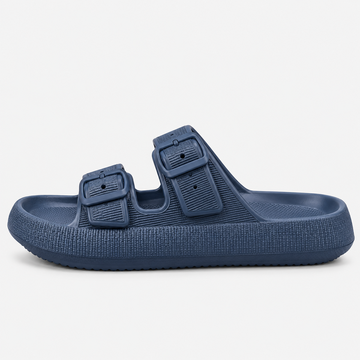 EVA Double Buckle Platform Slides