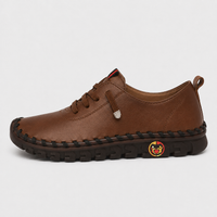 Orthopedic Shoes Autumn Leather Lace-Up