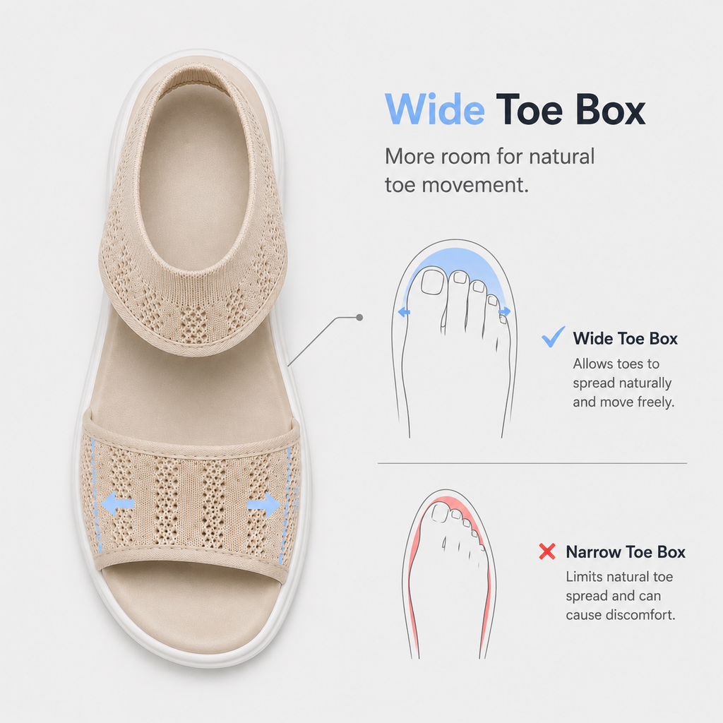 Women's Grey Mesh Woven Flat Sports Sandals