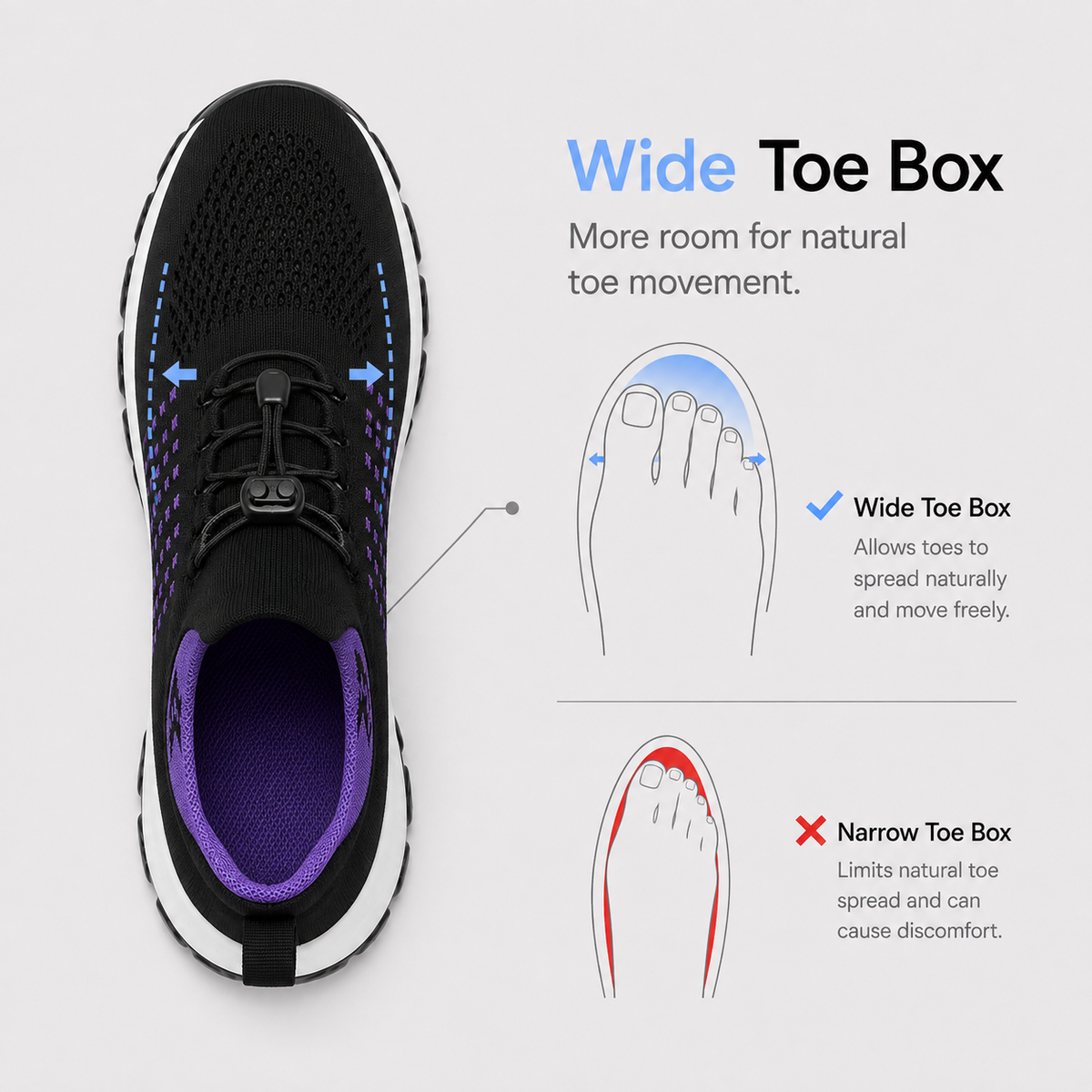 Orthopedic Shoes Spring Breathable Fly Weave