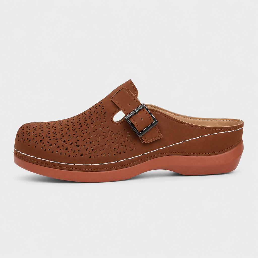 Comfortable Orthopedic Shoes Uk Ladies Perforated Wedge