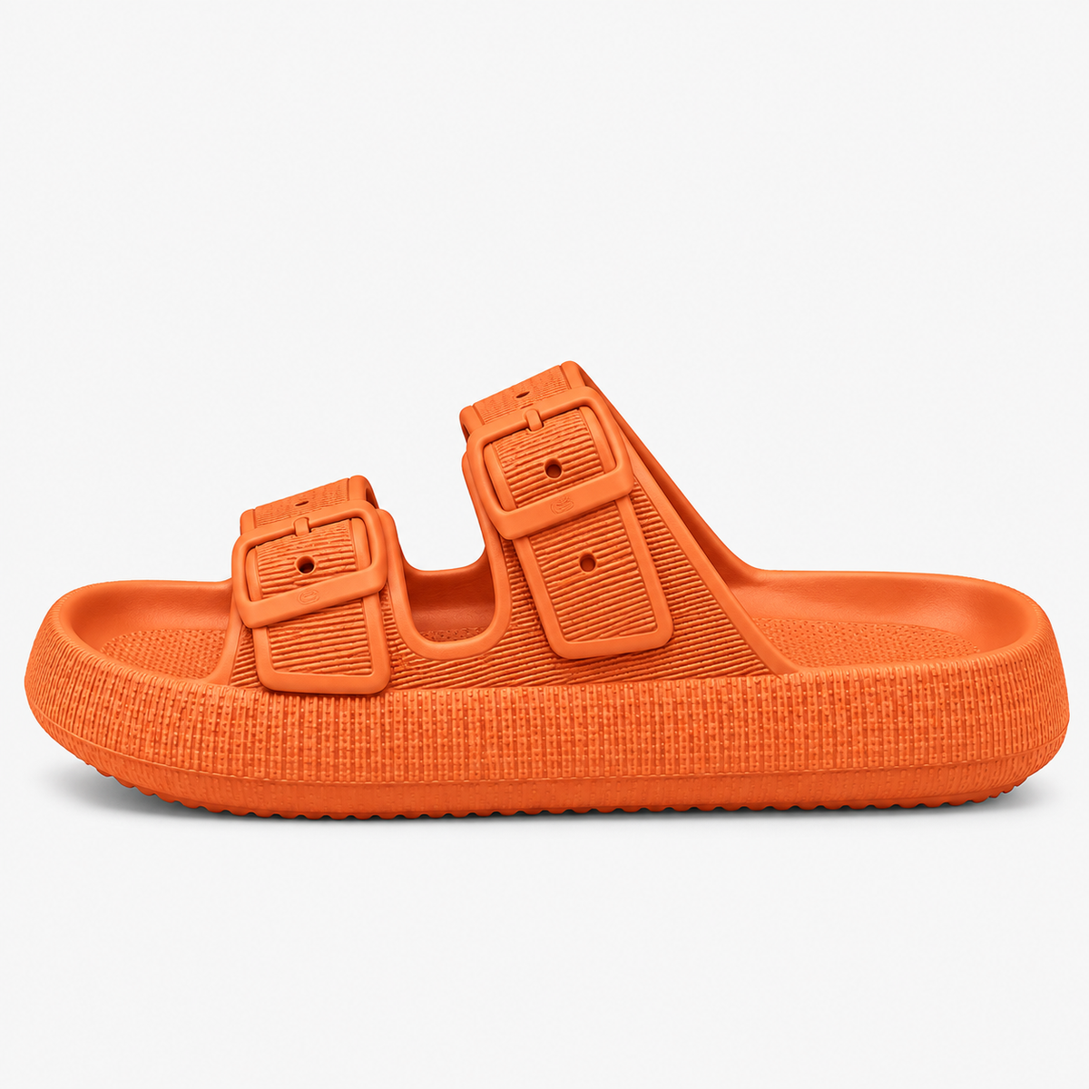EVA Double Buckle Platform Slides
