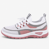 Orthopedic Shoes Canvas Knit Mesh Lace-Up