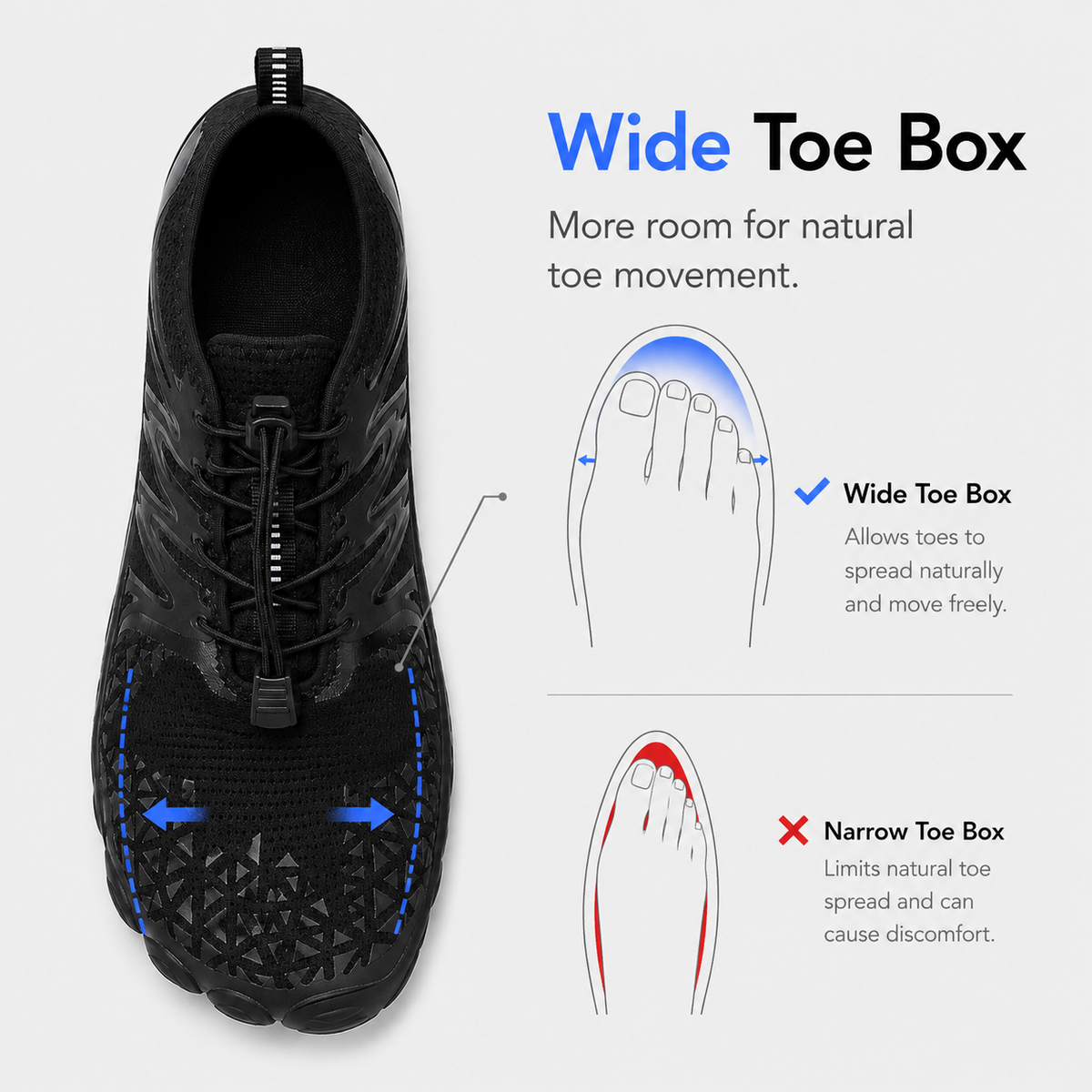 Orthopedic Shoes Mesh Barefoot Quick-Dry