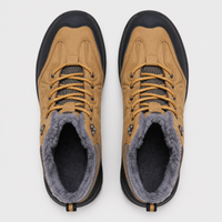 Orthopedic Shoes Split Leather Plush Lined Waterproof