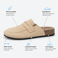 Orthopedic Shoes Faux Suede Cork Sole
