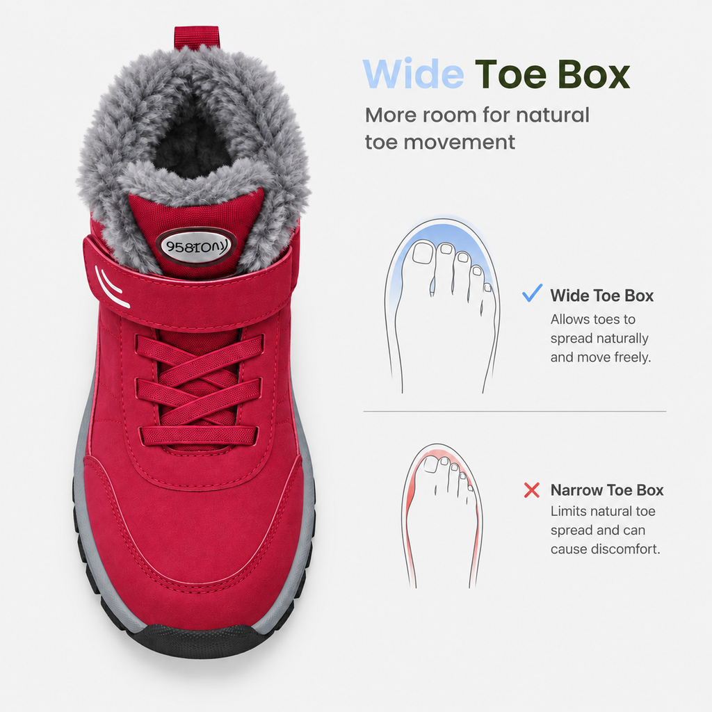 Unisex Waterproof Plush-Lined Winter Snow Ankle Boots