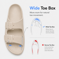 Ladies Orthopedic Shoes Uk EVA Double Buckle