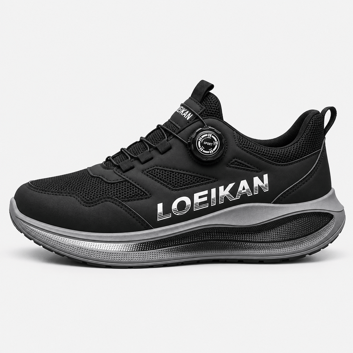 MyOrhtopedicFit Orthopedic Shoes Rotating Button Mesh