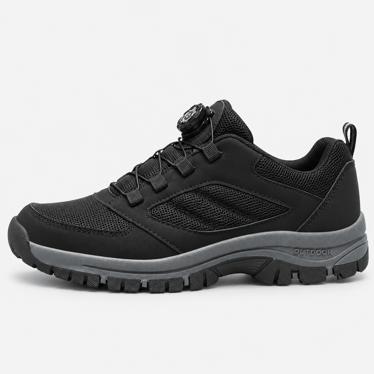 MyOrhtopedicFit Orthopedic Shoes Synthetic Rotating Buckle Dark Grey