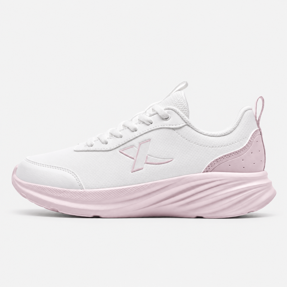 MyOrhtopedicFit Xtep Women's White Water-Repellent Running Shoes