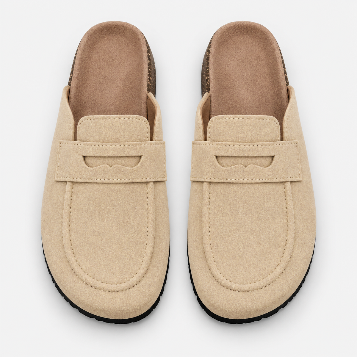 Orthopedic Shoes Faux Suede Cork Sole