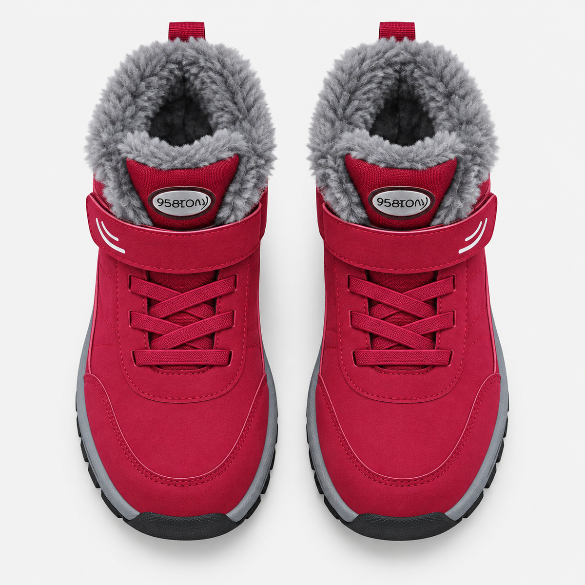 Unisex Waterproof Plush-Lined Winter Snow Ankle Boots