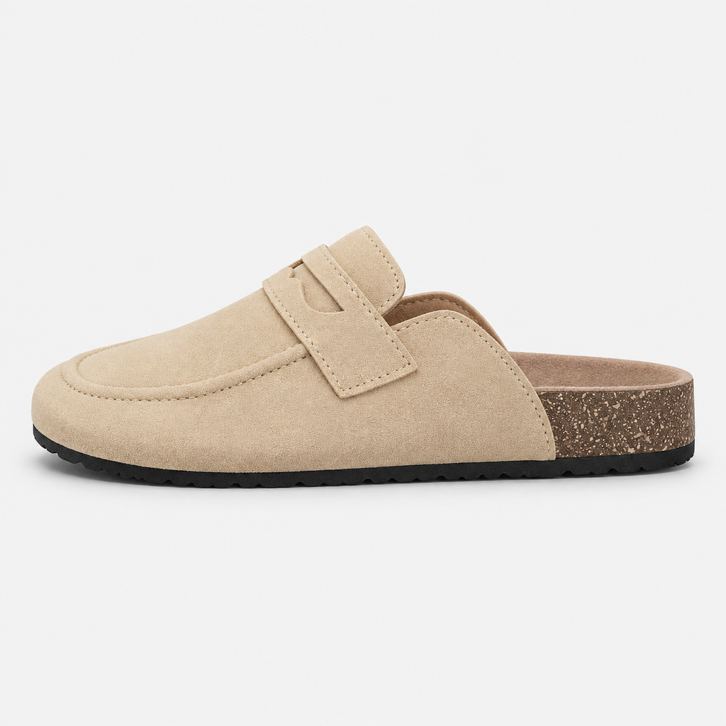 Orthopedic Shoes Faux Suede Cork Sole