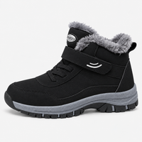 Unisex Waterproof Plush-Lined Winter Snow Ankle Boots